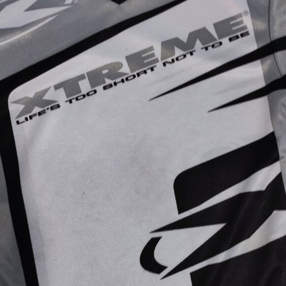 Xtreme motocross / dirt bike long sleeve jersey poll over grey youth Small - Picture 8 of 12